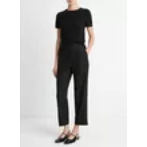 Vince Italian Wool‑Blend Easy Pull‑On Pants Black Size S New